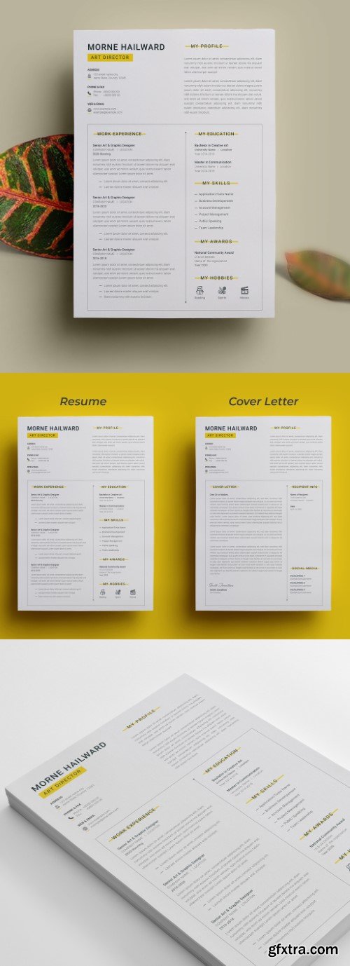 Job Cv/Resume with Cover Letter