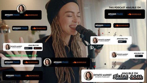 Videohive Podcast lower thirds 51708342