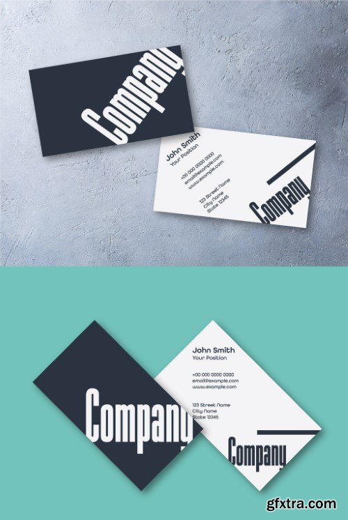 Creative Angle Business Card Template