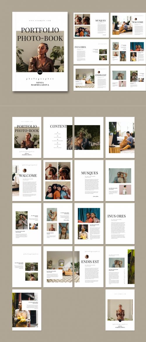 Portfolio Photo Book Layout