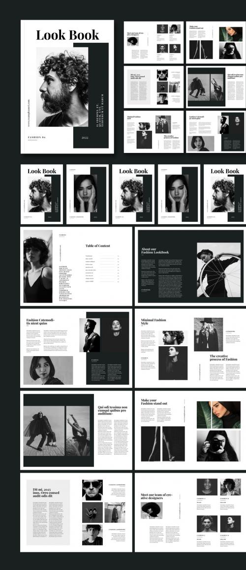 Look Book Portfolio Layout