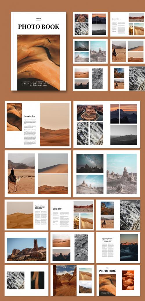 Photography Album Book Layout