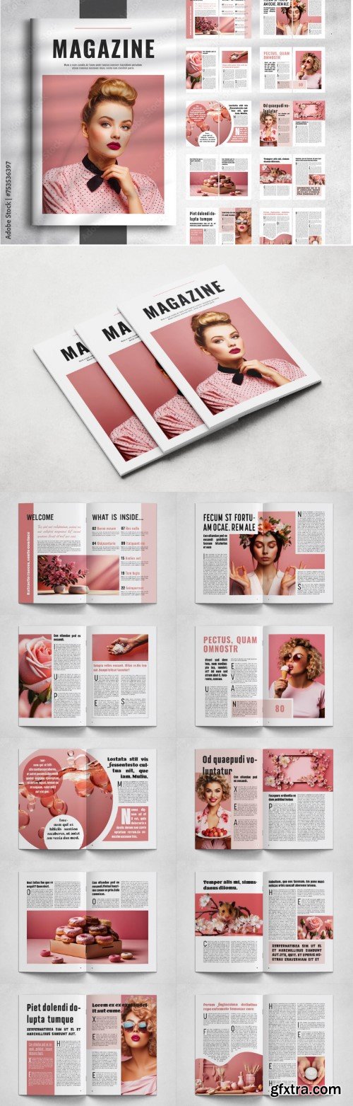 Magazine Print Layout