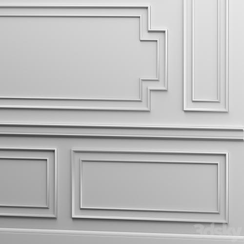 Wall panel - gypsum stucco molding