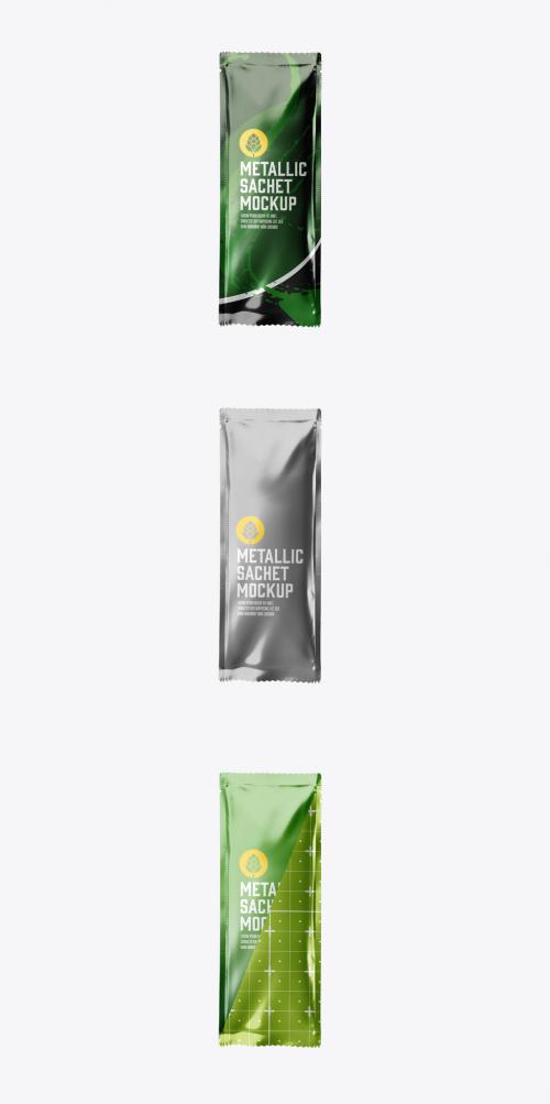 Plastic Liquid Sachet Mockup