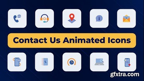 Videohive Contact Us Animated Icons 51710637