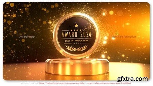 Videohive Award Intro - Main Title Animation 51721754