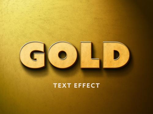 Gold Text Effect