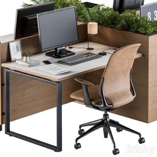 Office Furniture - employee Set 21