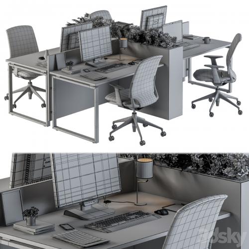 Office Furniture - employee Set 21