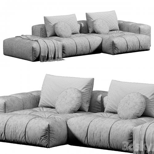 Modern Modular L-Shape Sofa by Litfad, sofas