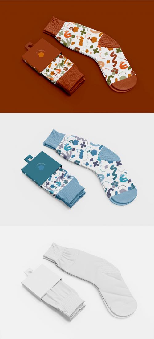 Socks Set Mockup