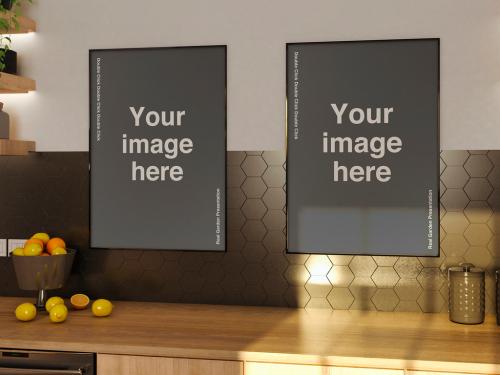 Kitchen Poster Mockup