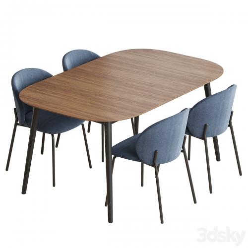 Kingston table Princeton chair Boconcept