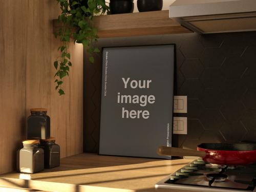 Kitchen Poster Mockup