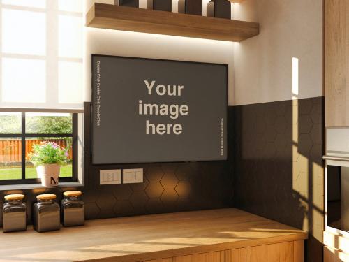 Kitchen Poster Mockup