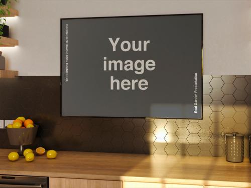 Kitchen Poster Mockup