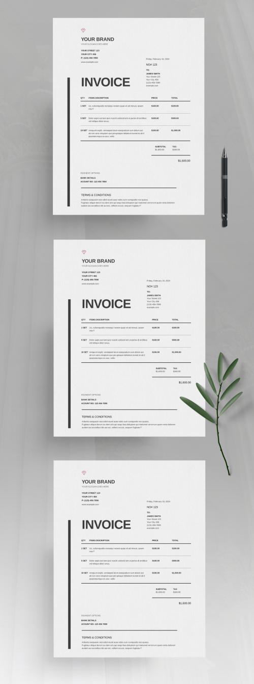 Minimal Invoice Layout