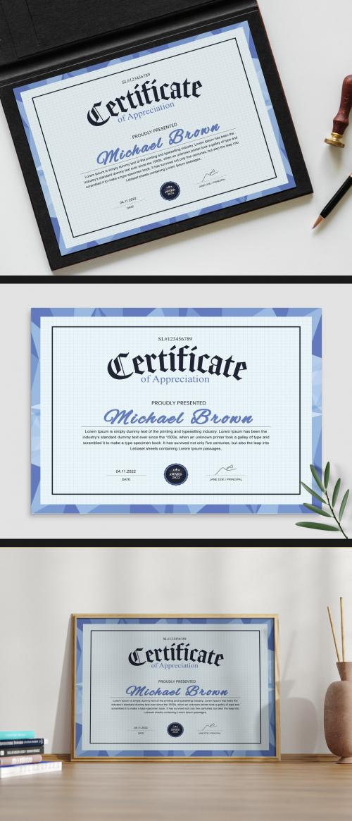 Elegant Certificate Layout