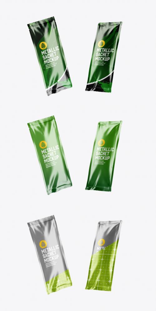 Plastic Liquid Sachet Mockup