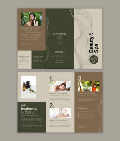 Beauty Brochure Design Layout