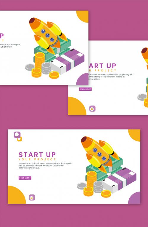 Startup Your Project Based Landing Page Design with Rocket and Currencies