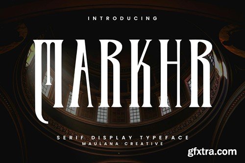 Markhr Serif Vintage Display Font RHG9HGQ