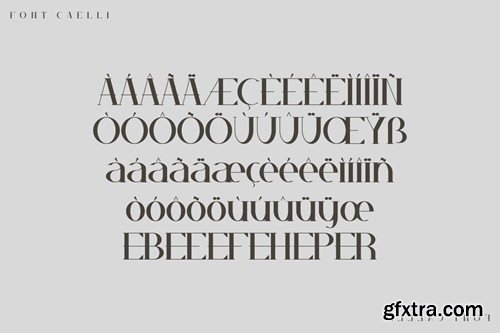 Caelli Font HE4BP66