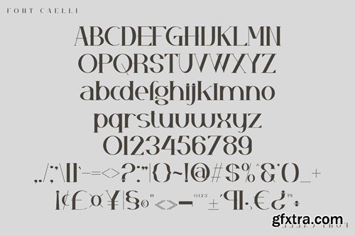 Caelli Font HE4BP66