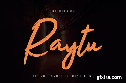 Raytu - Brush Handwritten Font CEEJ3FY