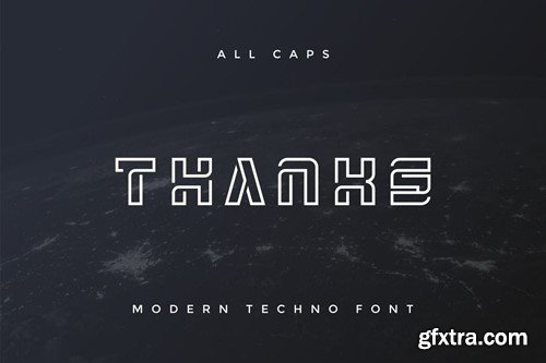 Morgiefa Modern Techno Font H2XNARH