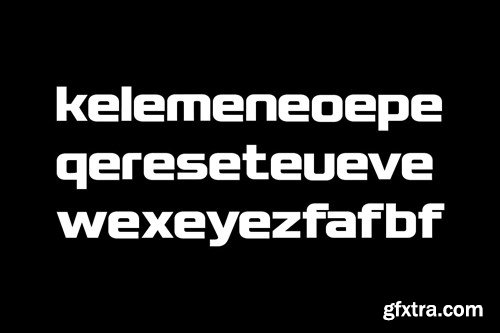 Beluga - Modern Sans-Serif Font family KL43P72