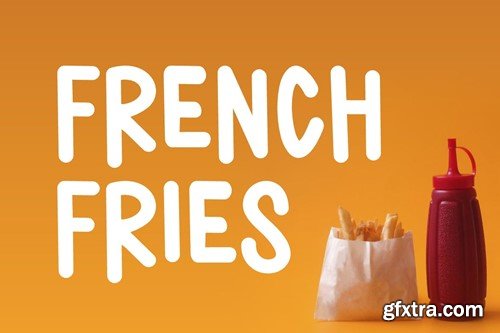 Crispy French - Hand Drawn & Food Font GN98582