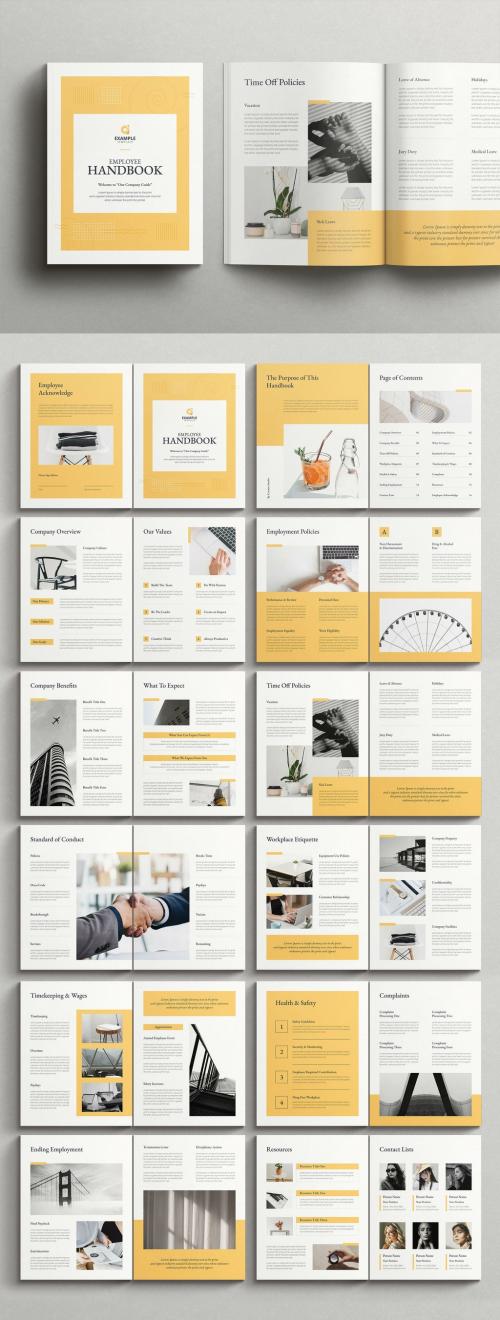 Employee Handbook Magazine Layout