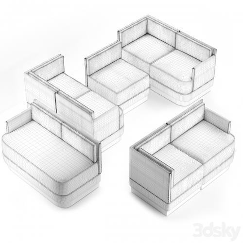 Restaurant sofa modules