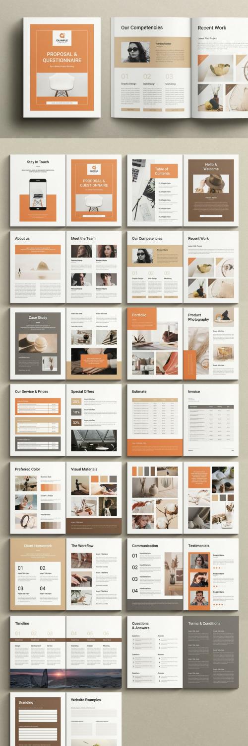 Proposal Brochure Layout