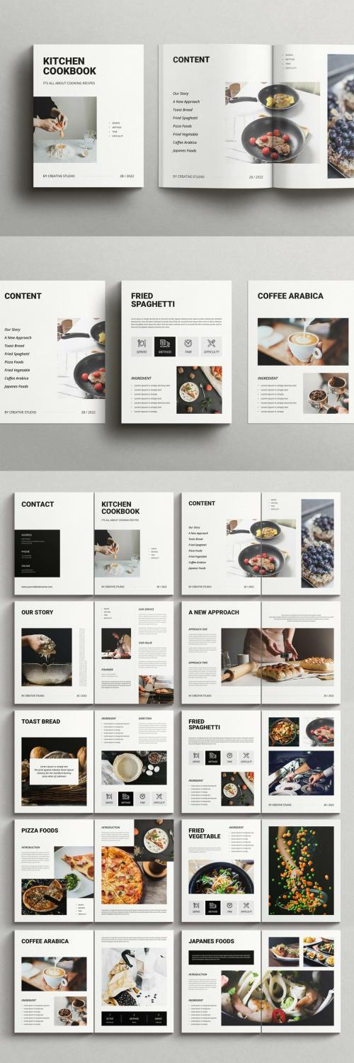 Cookbook & Recipe Book Layout