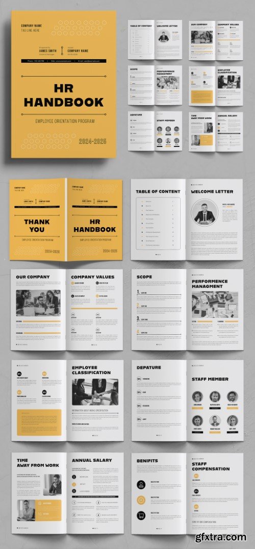 Employee Handbook Brochure Layout