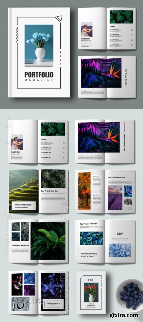 Minimal Portfolio Magazine Design 718538333