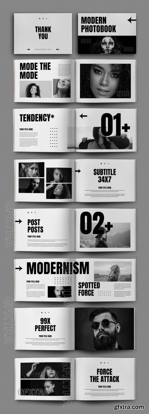 Modern Photobook Template 718529930