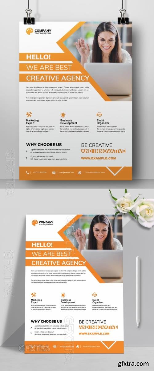 Modern Business Flyer Design Templates 718529881