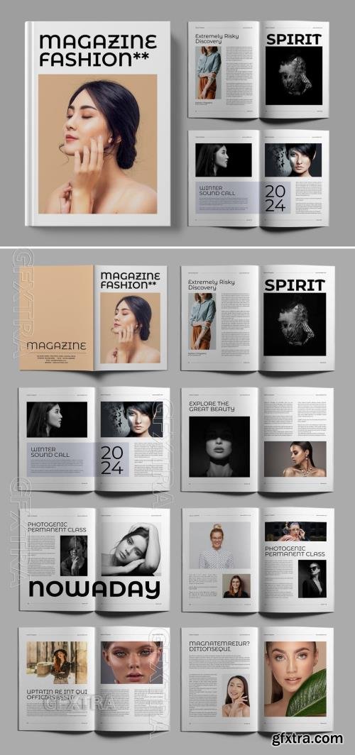 Fashion Magazine Template 718529830