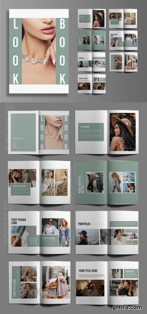 Fashion Lookbook Template 718529782