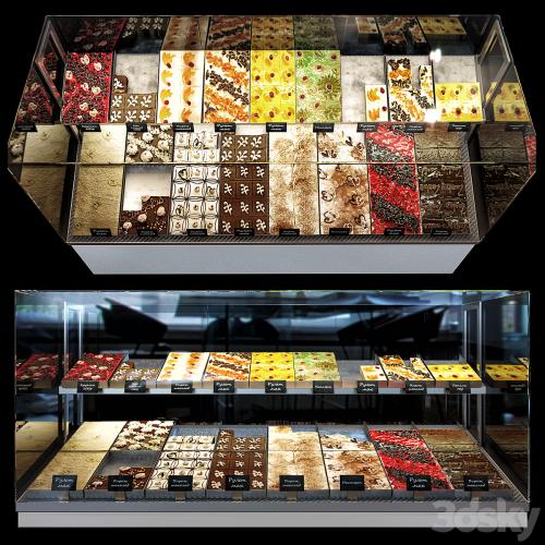 Confectionery showcase