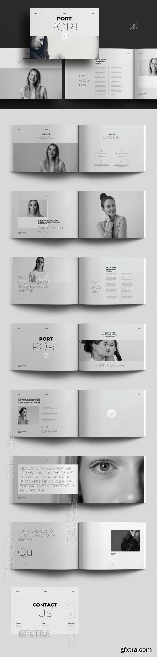 Portfolio Landscape Template 717900857