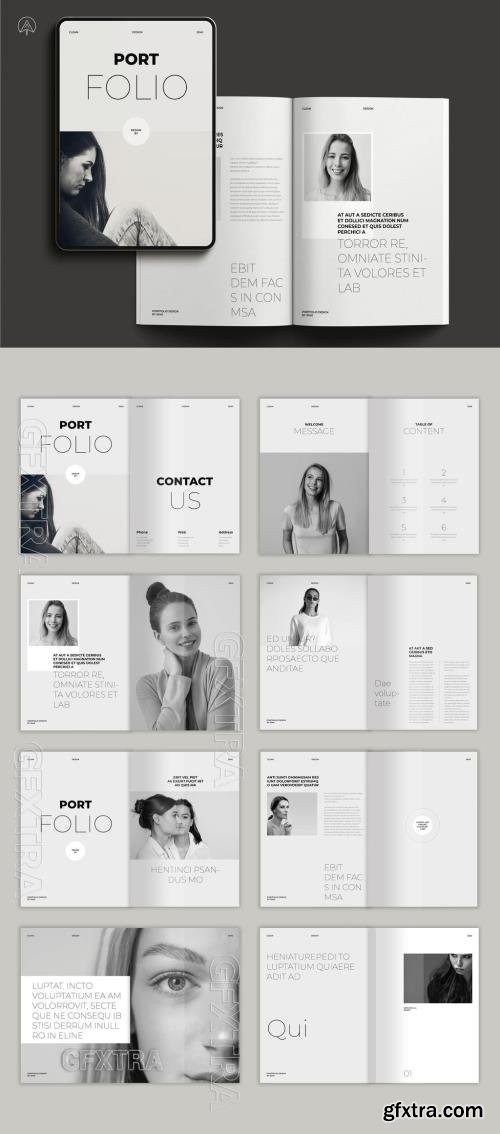 Portfolio Magazine Template 717900620