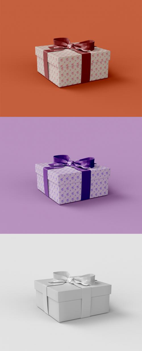 Gift Box Mockup