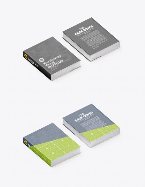 Hardcover Book Cover Mockup