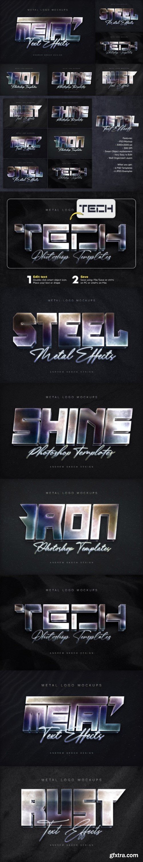 Metal Text and Logo Effects