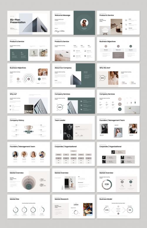 Business Plan Presentation Layout